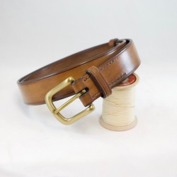 Ceinture cuir patiné