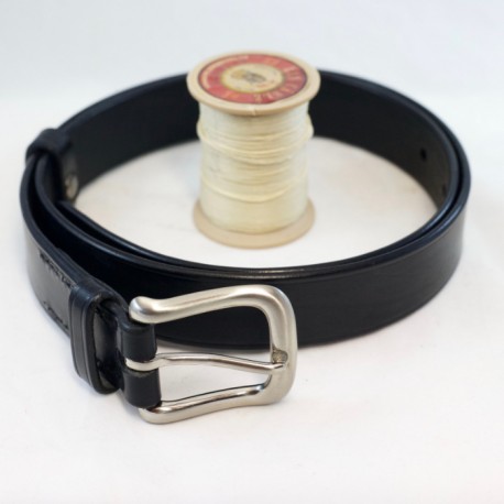 Ceinture sellier cuir noir